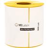 MD Labels Etichette termiche bianche su rotolo - 100 x 170 mm - 300 pezzi - manica 40 mm - permanentemente adesive permanenti etichette per spedizione, etichette termiche da 4 x 6