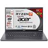 Acer Notebook portatile, Ryzen 7 5825 8 CORE, RAM 24Gb, SSD da 512 Gb, Display 15,6 Full HD, tastiera retroilluminata, 4 usb, wi-fi 6, hdmi, lan, Win 11 Pro, Preconfigurato, garanzia Italia