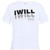 Under Armour I Will 2.0 Shortsleeve Maglietta A Maniche Corte, Uomo, Bianco, SM