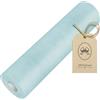 100%Mosel Runner da tavola in tessuto non tessuto, in Azzurro | Elegante decorazione da tavola per battesimo, comunione & primo compleanno (bimbo) - in rotolo, tagliabile su misura
