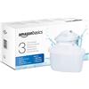Amazon Basics Filtri per acqua, confezione da 3, adatto e compatibile con tutte le caraffe BRITA, incluse le caraffe PerfectFit e Amazon Basic