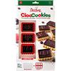 Decora 0255157 Set CiocCookies per Gallette Al Cioccolato Natale, In Plastica, Per Realizzare in Modo Semplice delle Gallette con una Placchetta Di Cioccolato Personalizzata. Confezione Da 2 Pezzi.