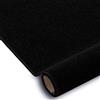 rugsx Tappeto monocolore Trendy per qualsiasi stanza, soggiorno, camera da letto, stanza dei bambini, tappeti, nero, misure differenti, 400x400 cm