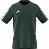 adidas Uomo T-Shirt (Short Sleeve) Tiro23 C Co Tee, Team Dark Green/White, HU1328, S