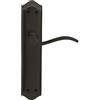 JANDEL Set manovella piastra porta colore nero