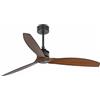 Faro Ventilatore a soffitto Just Fan M nero-legno DC