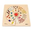 TOYS FOR LIFE Gioco del Conteggio in Legno - Vassoio con Tessere fino a 10