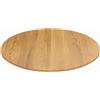 Set di 2 piani per tavolo SPARGI rotondo effetto rovere diametro 60 - 70 - 80 cm spessore 18 mm