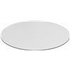 Set di 2 piani per tavolo SPARGI rotondo colore bianco diametro 60 - 70 - 80 cm