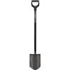 Fiskars Vanga a Punta, Vanga per Terreni Duri e Sassosi, Lunghezza: 125 cm, Acciaio al Boro di Ottima Qualità, Grigio/Nero, Ergonomic, 1070639