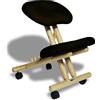 cinius Sedia Ergonomica Naturale con seduta color Nero