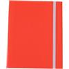 CART. GARDA CARTELLINA 3 LEMBI C/ELASTICO FIBRONE 27X37CM ROSSO 75 CDG (Conf.5)