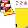 MARKIN Etichetta adesiva C/503 giallo fluo 100fg A4 210x297mm (1et/fg) Markin