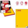 MARKIN Etichetta adesiva C/503 giallo 100fg A4 210x297mm (1et/fg) Markin