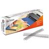 TITANIUM Scatola 50 dorsi metallo 10MM Silver 34 anelli TiTanium