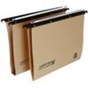 CARTESIO ECO Cartelle sospese orizzontali per cassetti CARTESIO ECO 39 cm fondo U 3 cm avana Conf. 25 pezzi - 100/395 3-A1