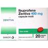 ZENTIVA ITALIA Ibuprofene Zentiva * 20 Capsule Molli 400 Mg