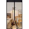 Extsud Zanzariera Magnetica per Porte Chiusura Automatica Tenda Zanzariera a Strisce Anti Zanzare Insetti per Porte Finestre Balcone Soggiorno (80x200 cm)