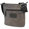 Avirex Borsello Uomo Avirex BUFFALO Crossbody Slim Grey BFL21 080