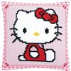 Vervaco - Cuscino a Punto Croce, Motivo Hello Kitty, Multicolore