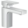 hansgrohe Vernis Shape - Rubinetto per lavabo senza scarico, Miscelatore lavabo risparmio idrico (EcoSmart) con altezza bocca 95 mm, cromo, 71569000