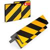 CRINSTON® Paraspigoli per Colonna Garage Riflettante | 4 Unità | Protezioni delle pareti del Garage -Protettore Porte e Paraurti Auto, Evita Urti e Graffi (2 Unità 40x20x2 cm + 2 Unità 20x20x2 cm)