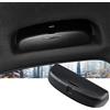 SKTU Porta Occhiali da Sole per BMW Serie 1, 3, 5, 7, X1, X3, X5, X7, Custodia per Occhiali, Custodia per Auto, Interno (Nero)