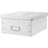 Leitz Scatola per archiviazione universale L Leitz CLICK & STORE bianco metallizzato 36,9x20x48,2 cm - 60450001