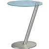 M2 Kollektion HomeTrends4You Tavolino, Acciaio, Argento (Edelstahloptik), 40 B x 48 H x 30 T Centimeters