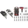 Amazon Basics Set di chiavi a brugola/chiavi di Allen con misure in pollici (sistema SAE) & Set di chiave a cricchetto e cacciavite magnetici con impugnatura a T