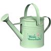 Moses. Annaffiatoio da Giardino, Doccia Decorativa con 3 l, Verde Chiaro con Bella Scritta in Design a Foglia e Fiore