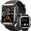 HOFIT Smartwatch, Orologio Fitness Chiamata Bluetooth, Regali di Compleanno/Regali di Natale Uomo, Orologio Smartwatch Uomo, Touch Screen, Smart Watch, Orologio Digitale per Android iOS