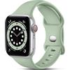 CeMiKa Cinturino Compatibile per Apple Watch Cinturino 38mm 40mm 41mm 42mm 44mm 45mm 46mm 49mm, Silicone Cinturini di Ricambio per iWatch Series 10 9 8 7 6 5 4 3 2 SE, 38mm/40mm/41mm-M/L, Menta Verde