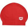 Arena Soft Latex Swim cap, Red/White, Cuffia Unisex Adulto, Taglia Unica