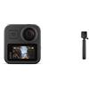 GoPro Max - Fotocamera Digitale Impermeabile 360 ​​Con Stabilizzazione Infrangibile, Touch Screen & ASBHM-002 Impugnatura e Treppiedi (Accessorio ufficiale), Estensibile da 23 a 56 cm