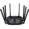 Mercusys TP-Link MR90X AX6000Mbps Router WiFi 6, 2.5G Porta WAN/LAN, 8 Antenne ad Alto Guadagno, Meno Interferenze, 4×4 MU-MIMO, OFDMA, WPA3, Canali da 160MHz, Energia Efficiente