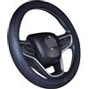 Mayco Bell 2019 New Microfiber Leather Car Extra Large 17 18 19 pollici coprivolante per camion di grandi dimensioni (nero, 41,5-42 cm)