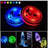 Zosppei 2 Pezzi LED auto portabicchieri luci, USB ricarica sottobicchieri auto con 7 colori luminescenti tazza pad luce per auto veicolo camion decorazione atmosfera luce