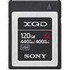 Sony Memoria XQD 120 GB Serie G, Lettura 440 MB/s, Scrittura 400 MB/s