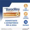 ALFASIGMA SpA Neoborocillina Antisettico Orofaringeo con Vitamina C 16 Pastiglie