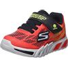 Skechers 400137n Rdbk, Scarpe da ginnastica Bambini e ragazzi, Rosso Sintetico Nero Giallo Bordo, 22 EU