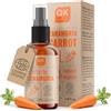 QKnatur - OLIO DI CAROTA 100 ml - 100% puro e naturale - Abbronzante solare naturale - Idrata e ringiovanisce la pelle - Ripara, idrata e nutre i capelli - Bottiglia di vetro
