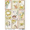 Carta di Riso Farmhouse mini cards A4