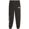 PUMA Pantaloni della Tuta Invernali Power B, Lavorati a Maglia Bambino, Black, 128
