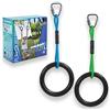 Schildkröt Jungle Ring Set, Accessori Jungle Line, 2 Anelli da Ginnastica per Bambini e Adulti, Anelli Ninja