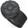 Spovii Telecomando Multimediale Bluetooth per Smartphone per Manubrio Auto, Bici, Moto, Motocicletta - Con Funzioni Chiamate, Volume, Siri, Fotocamera