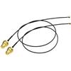 Bingfu Antenna WiFi Montaggio Presa Micro Coassiale 0.25mm a RP-SMA Femmina Cavo Paratia 25cm per Intel AX200NGW 8265AC 7265AC 9560AC M.2 NGFF Interfaccia Scheda Rete Wireless Adattatore WiFi,2 pacchi