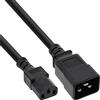 InLine 16659B - Cavo Adattatore di Rete, IEC-60320 C20 su C13, 3 x 1,5 mm², Max. 10 A, Nero, 0,5 m