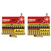Eveready Gold di Energizer - Pile AA e AAA Combo (Confezione da 80) Batterie Alcaline 1,5V - potenza di lunga durata - 100% imballaggio riciclabile - 10 anni di conservazione