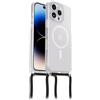 OtterBox Cover React Necklace con MagSafe per iPhone 14 Pro Max, Custodia sottile, antishock con cordone da collo, adattabile e intercambiabile, testata MIL STD 810G, Stardust